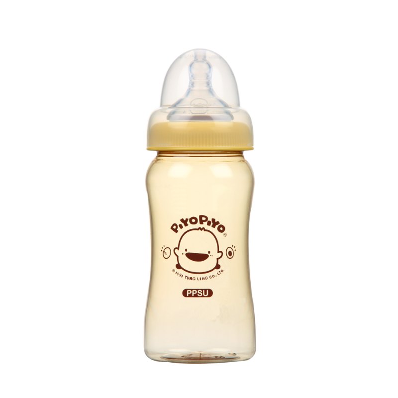 PiyoPiyo黃色小鴨 媽咪乳感寬口徑防脹氣奶瓶(360ml) PiyoPiyo黃色小鴨 媽咪乳感寬口徑防脹氣奶瓶(360ml)