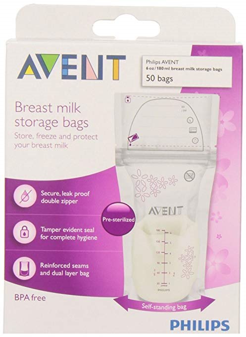 Philips AVENT Breast Milk Storage Bag 50 pcs 母乳儲存袋50個 Philips AVENT Breast Milk Storage Bag 50 pcs 母乳儲存袋50個