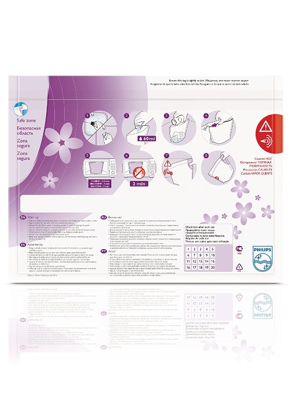 Philips Avent 微波爐蒸氣消毒袋 (5件組) Philips Avent 微波爐蒸氣消毒袋 (5件組)