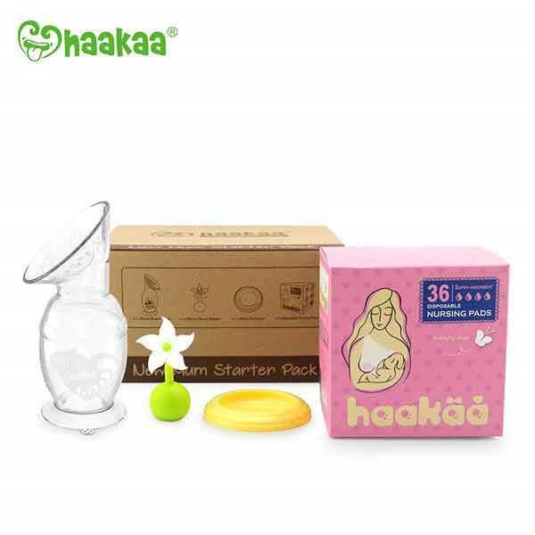 紐西蘭 Haakaa 真空吸乳集乳器 新手媽媽套裝 紐西蘭 Haakaa 真空吸乳集乳器 新手媽媽套裝