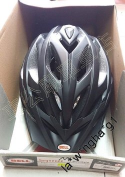 新款單車 頭盔 BELL Sequence 頭盔 (((香港行貨))) 啞黑Ｍ，現貨！