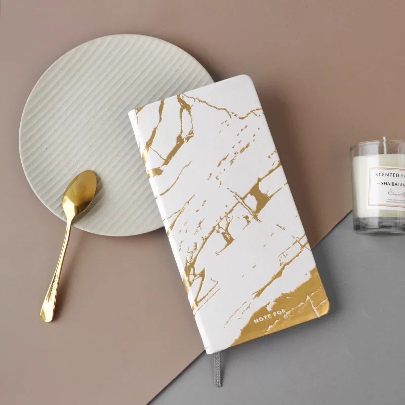 Modern Golden Marble  Note Book / Weekly Book / Diary