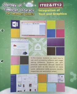 Journey of Computer Literacy for Secondary Schools (School-based Edition) - IT0212 Integration of Text and Graphics
