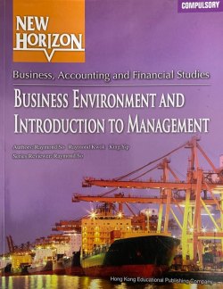 New Horizon Business, Accounting and Financial Studies - Business Environment and Introduction to Management