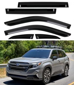2025 Forester 黑茶色 6 件套雨擋 (現貨)