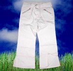 日本GEGRGE白色有型有款女童長褲