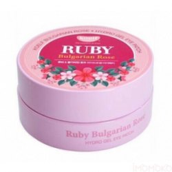 韓國 Koelf Ruby Bulgarian Rose 紅寶石保加利亞玫瑰水凝眼膜 60pcs
