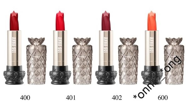 Anna Sui 閃願星澤唇膏全新安娜蘇 Star Lipstick FREE Double-Pocket Make Up Bag  送精美手挽化裝袋 400