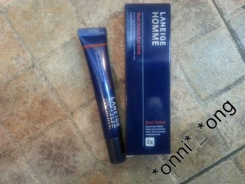 Laneige Homme Dual Action Eye Stick 全新男双效去皺補濕眼霜