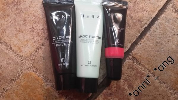 Hera 韓國 No.1 化妝品 Hera CC Cream Perfect Make Up Kit 一套 3 件-