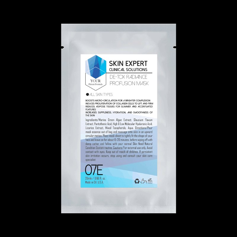 Skin Expert De-Tox Radiance Profusion Mask 高纖360°面膜 1pack/7pcs