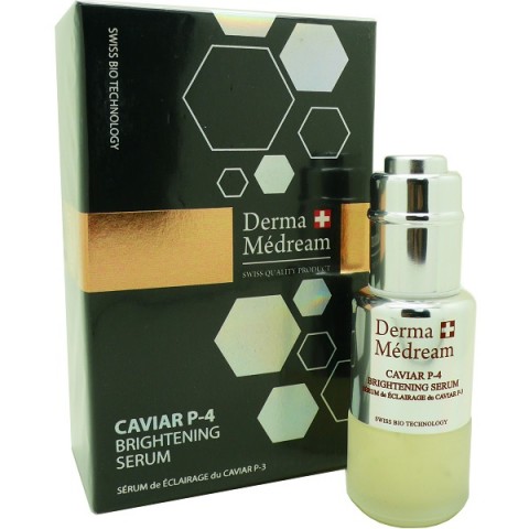 Derma Medream – Caviar P-4 Brightening Serum P-4胜肽‧魚子白感光滑精華要素 30ml (光感凈白去斑配方)
