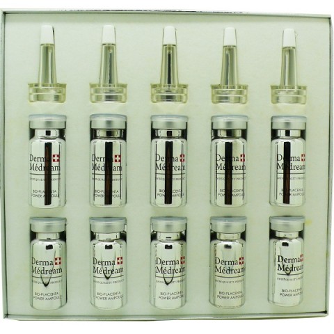 Derma Medream – Swiss Bio Placenta Power Ampoule Treatment Set 生物胎盤強化細胞血清 10ml x 10bottles