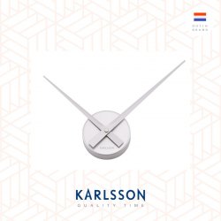 Karlsson Wall clock L.B.T Silver Mini, Karlsson L.B.T. Mini 銀色