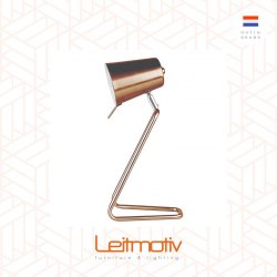 Leitmotiv Table lamp Z - copper satin finish