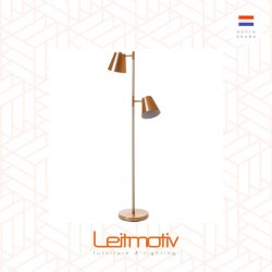 Leitmotiv, Floor lamp Rubi brushed copper