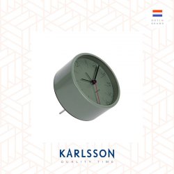 Karlsson, Alarm clock Elegant Numbers steel jungle green