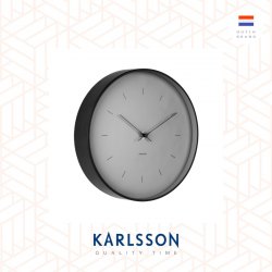 Karlsson wall clock 27.5cm Butterfly Hands grey