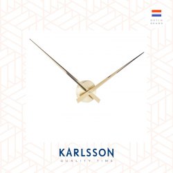 Karlsson Wall clock 90cm L.B.T Gold, 荷蘭Karlsson L.B.T. 金色90cm