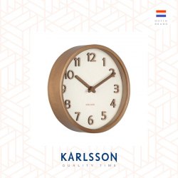 Karlsson, Table/wall clock Bold Flip matt black