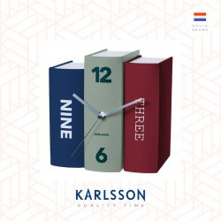 Karlsson, Table clock Book contradiction paper, Design by Sjoerd van Huemen