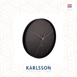 Karlsson, Wall clock 40cm Index black, Design by Boxtel Buijs