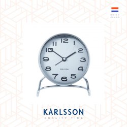 Karlsson, Alarm Clock Classical numbers satin nickel