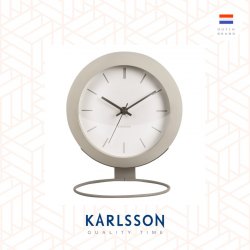 Karlsson, Table clock Nirvana Globe Warm grey
