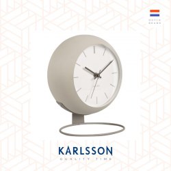 Karlsson, Table clock Nirvana Globe Warm grey