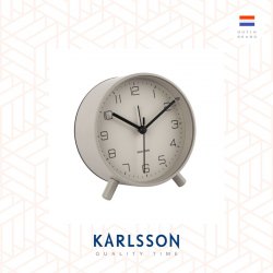 Karlsson, Alarm clock Lofty matt warm grey