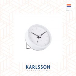 Karlsson, Alarm clock Lure small white, design by Boxtel  Buijs
