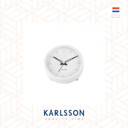 Karlsson, Alarm clock Lure small white, design by Boxtel  Buijs