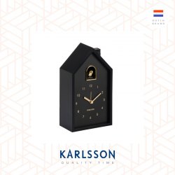 Karlsson, Alarm clock Modern Cuckoo Oro ABS black
