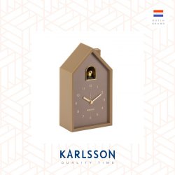 Karlsson, Alarm clock Modern Cuckoo Oro ABS mocha brown
