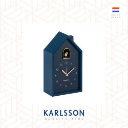 Karlsson, Alarm clock Modern Cuckoo Oro ABS dark blue