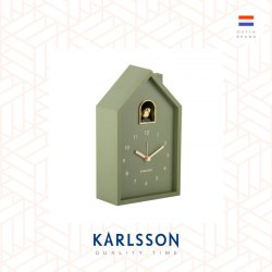 Karlsson, Alarm clock Modern Cuckoo Oro ABS luxury green