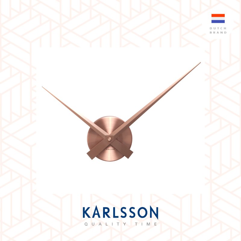 Karlsson Wall clockLittle Big Time Copper Mini, 荷蘭Karlsson L.B.T. Mini 銅色