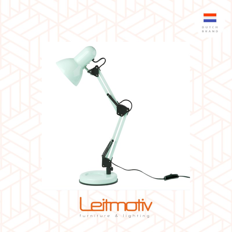 Leitmotiv, Desk lamp HOBBY steel Mint green