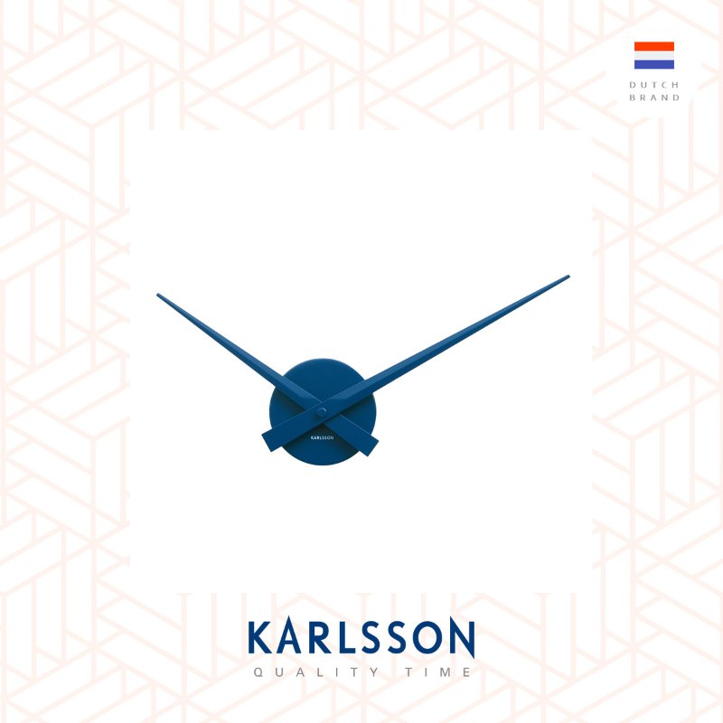 Karlsson Wall clock L.B.T Dark blue Mini, 荷蘭Karlsson L.B.T. Mini 深藍色