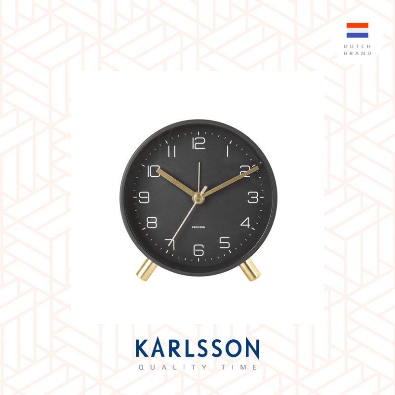 Karlsson, Alarm clock Lofty matt black