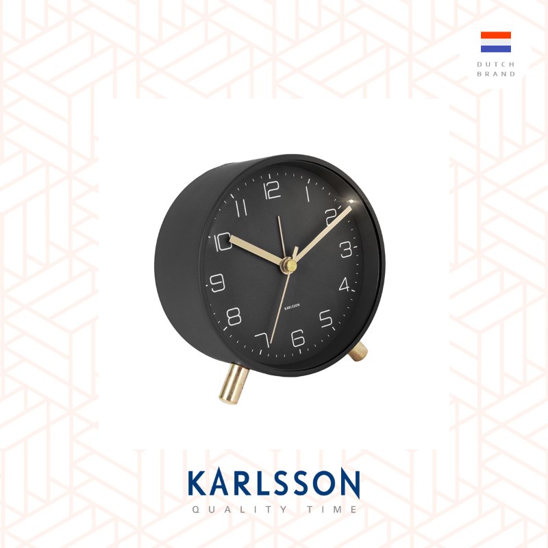 Karlsson, Alarm clock Lofty matt black