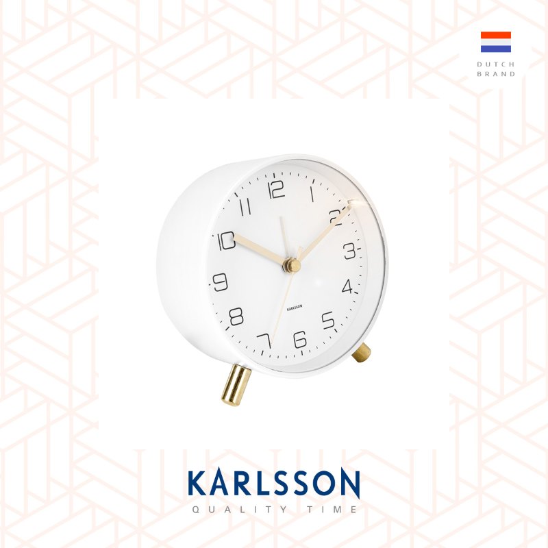 Karlsson, Alarm clock Lofty matt white