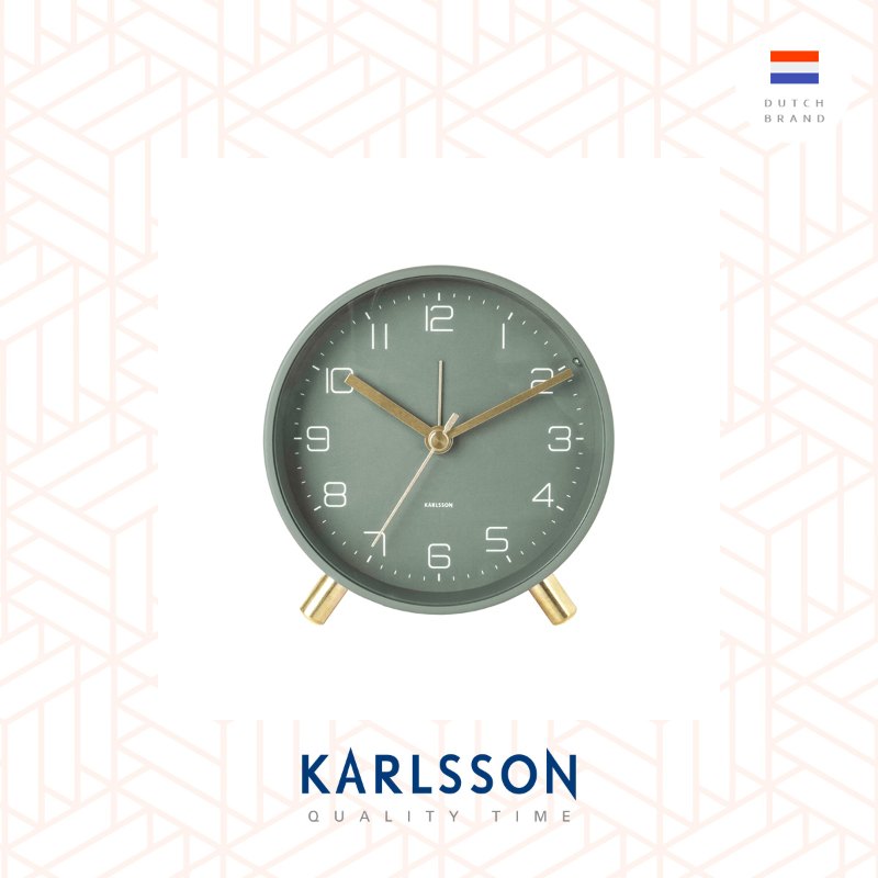 Karlsson, Alarm clock Lofty matt green