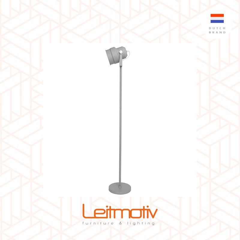 Leitmotiv, Floor lamp Studio metal grey