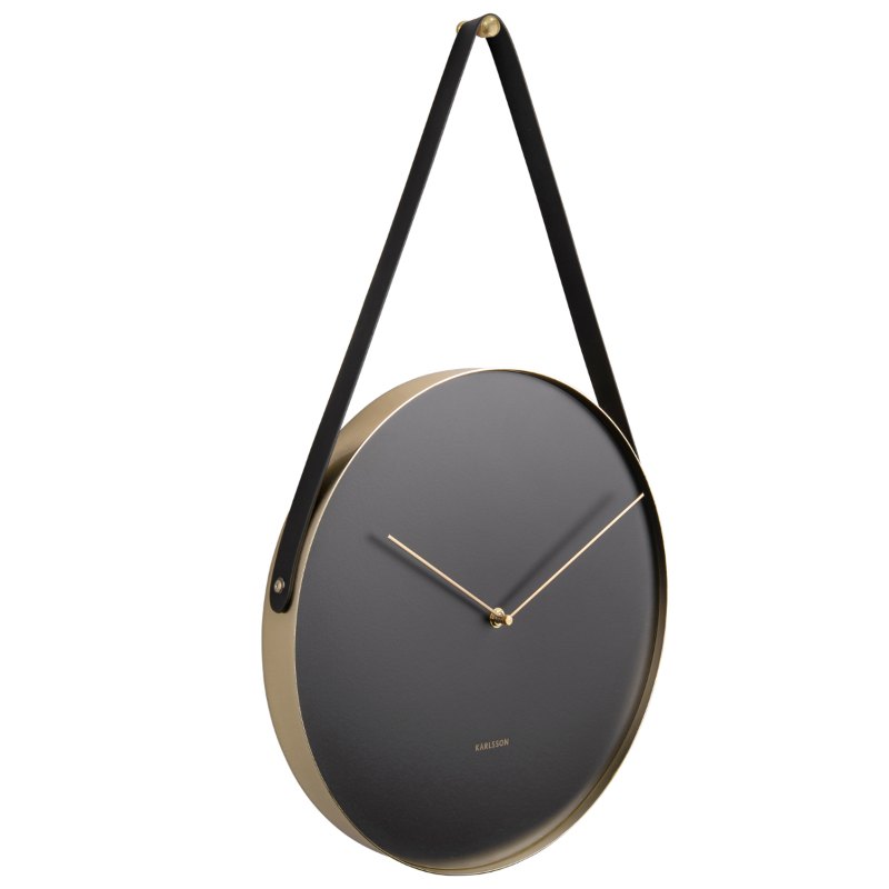 Karlsson wall clock L59cm Pendulum black, Design by Anne Rieck