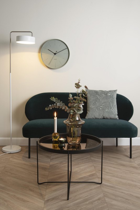 Karlsson, Wall clock 40cm Index grayed jade, Design by Boxtel Buijs