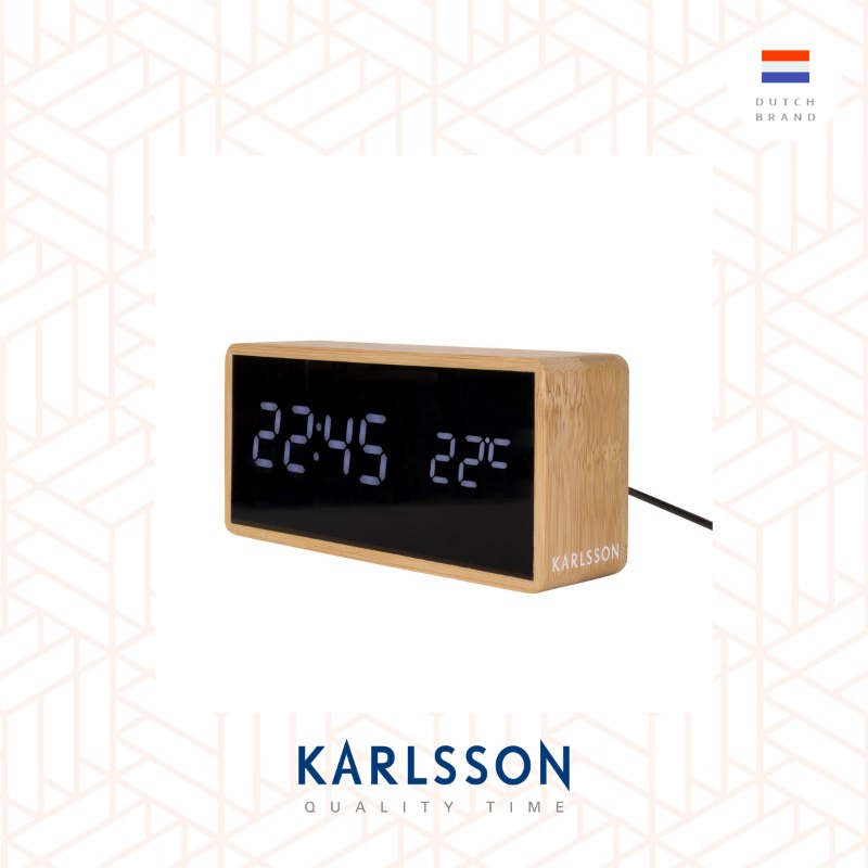 Karlsson, Alarm clock Tube bamboo
