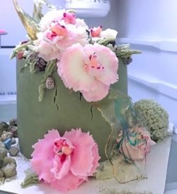韓式唧花蛋糕  精緻手工花藝蛋糕