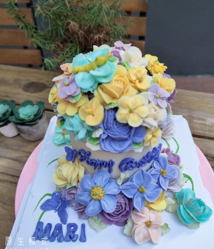 花團錦簇生日蛋糕