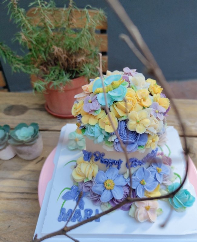 花團錦簇生日蛋糕